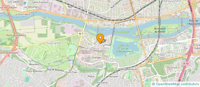 localisation de l'entreprise PALANCAS  CERELLES