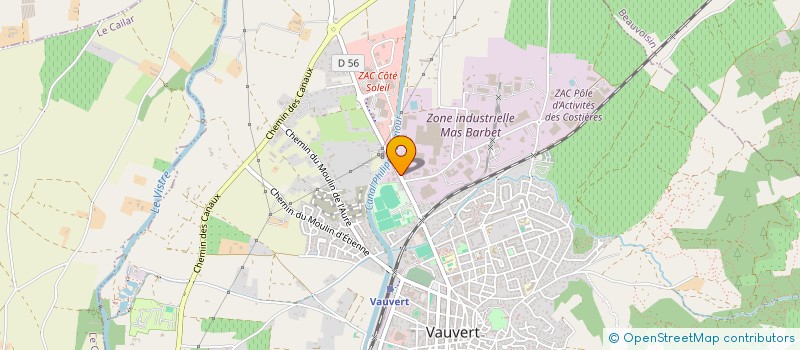 localisation de l'entreprise PALANGHI EURL à VAUVERT