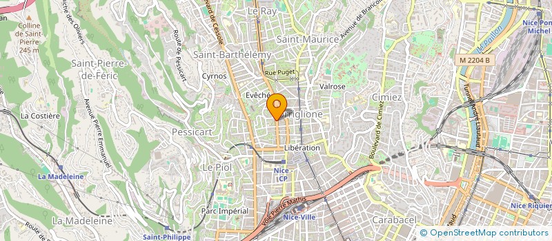 localisation de l'entreprise PALANK à NICE