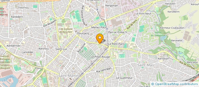 localisation de l'entreprise PALANTIR  BREST