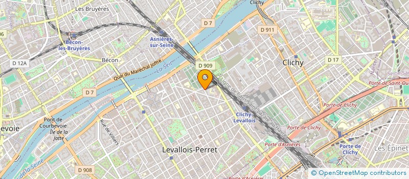 localisation de l'entreprise PALANTIRCO à LEVALLOIS-PERRET