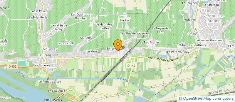 localisation de l'entreprise PALAPI  VOUVRAY