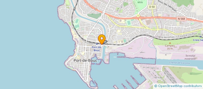 localisation de l'entreprise PALAS  PORT-DE-BOUC