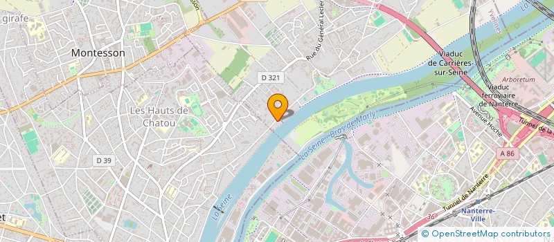 localisation de l'entreprise PALASUN à CARRIERES-SUR-SEINE