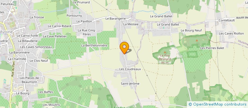 localisation de l'entreprise PALATIMA  BEAUMONT-EN-VERON