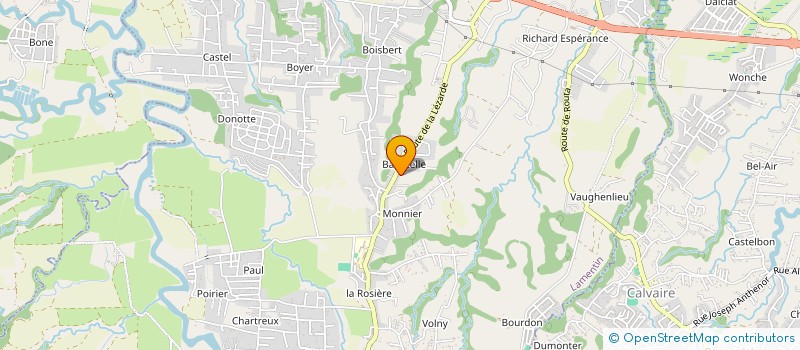 localisation de l'entreprise PALATIMMO  LAMENTIN