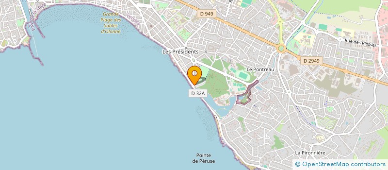 localisation de l'entreprise PALATINAT-IMMO à LES SABLES D'OLONNE