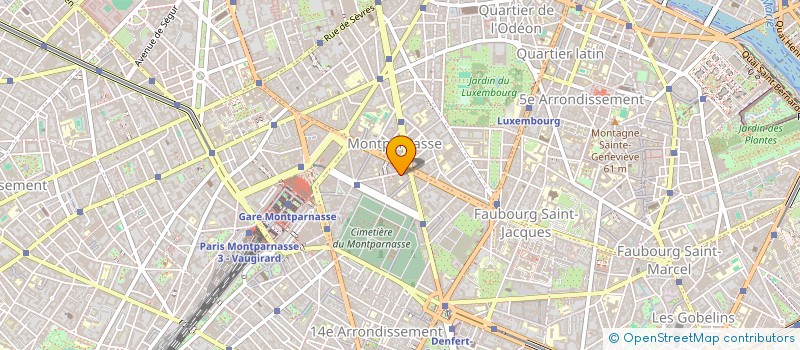 localisation de l'entreprise PALATINIUM  PARIS