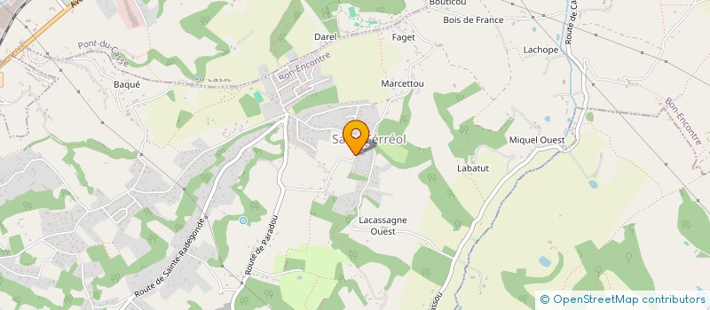 localisation de l'entreprise PALATO  PONT-DU-CASSE