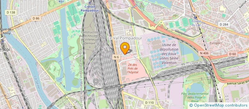 localisation de l'entreprise PALAU  VILLENEUVE-SAINT-GEORGES