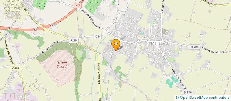 localisation de l'entreprise PALAVAS IMMO  MALISSARD