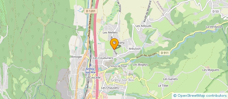 localisation de l'entreprise PALAVEN  GRESY-SUR-AIX