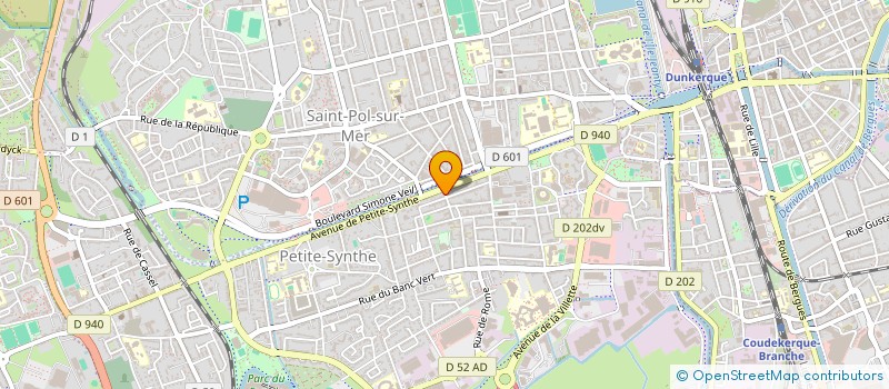 localisation de l'entreprise PALAZZO à DUNKERQUE