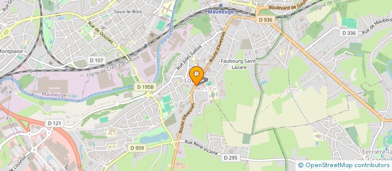 localisation de l'entreprise PALAZZO  LOUVROIL