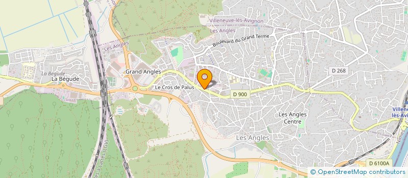 localisation de l'entreprise PALAZZO IMMO  LES ANGLES