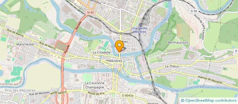 localisation de l'entreprise PALAZZO INTERNATIONAL  CHARLEVILLE-MEZIERES