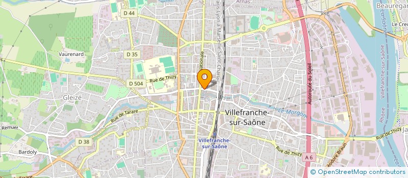 localisation de l'entreprise PALAZZO PERE ET FILLE à VILLEFRANCHE-SUR-SAONE