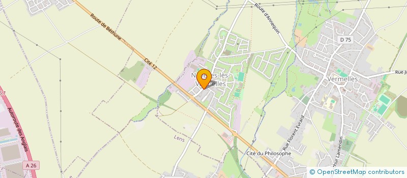 localisation de l'entreprise PALAZZO PIZZA  NOYELLES-LES-VERMELLES