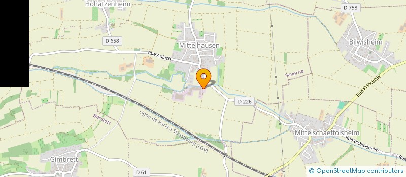 localisation de l'entreprise PALC  WINGERSHEIM LES QUATRE BANS