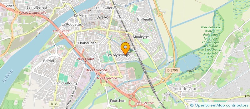 localisation de l'entreprise PALDACCI  ARLES