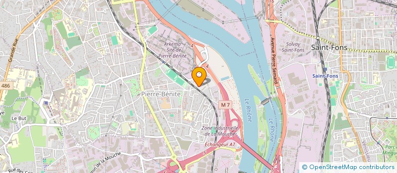 localisation de l'entreprise PALDEVAUX  OULLINS-PIERRE-BENITE