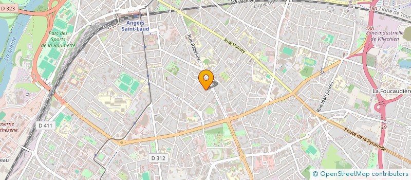 localisation de l'entreprise PALE à ANGERS