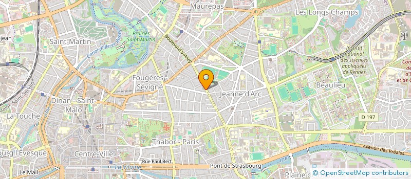 localisation de l'entreprise PALE HOLDING  RENNES