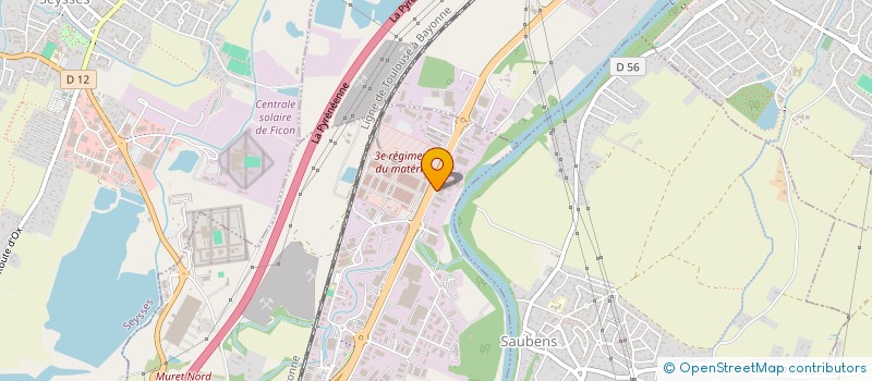 localisation de l'entreprise PALEA  MURET