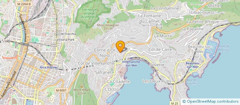 localisation de l'entreprise PALEA à VILLEFRANCHE-SUR-MER