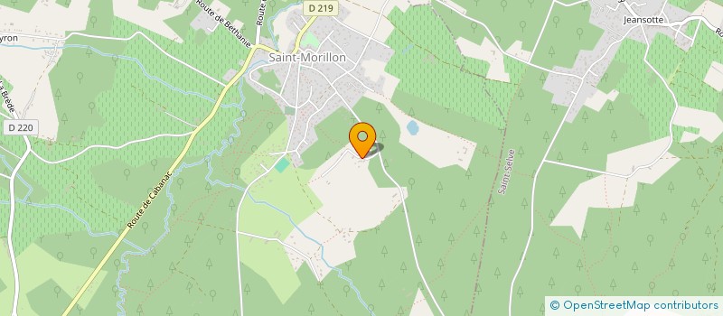 localisation de l'entreprise PALEA  SAINT-MORILLON