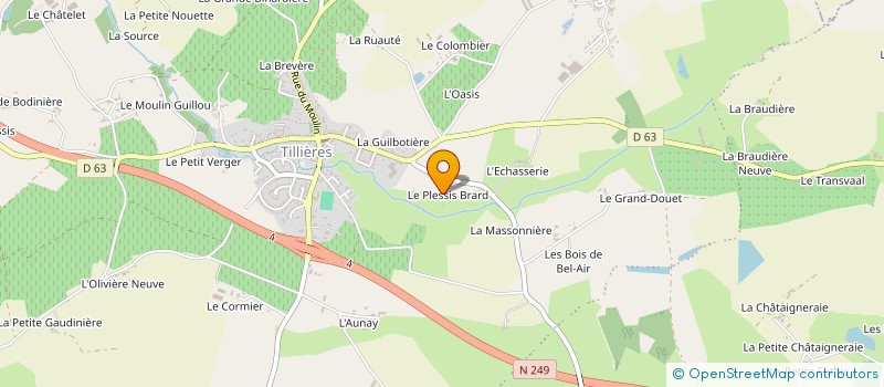 localisation de l'entreprise PALEAU SCI à SEVREMOINE