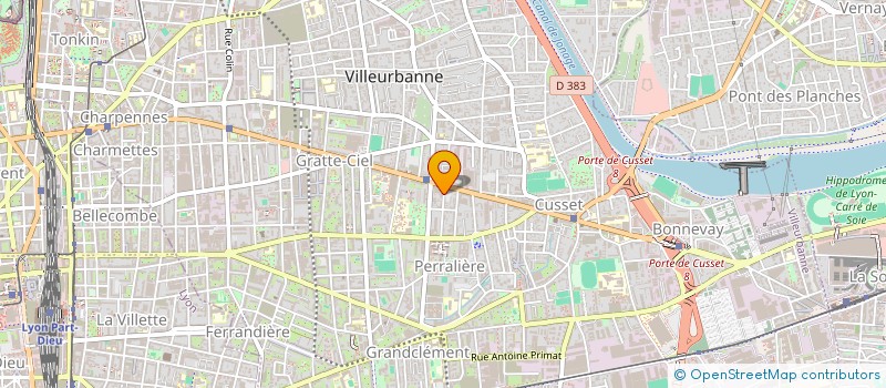 localisation de l'entreprise PALECO  VILLEURBANNE