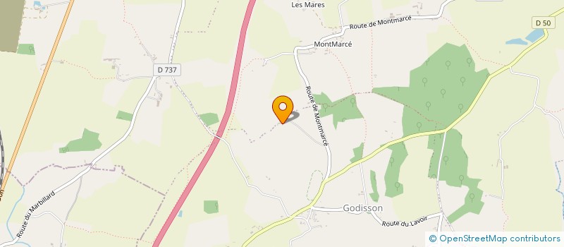 localisation de l'entreprise PALEDITO à GODISSON