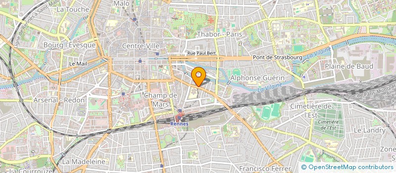 localisation de l'entreprise PALEDOU  RENNES