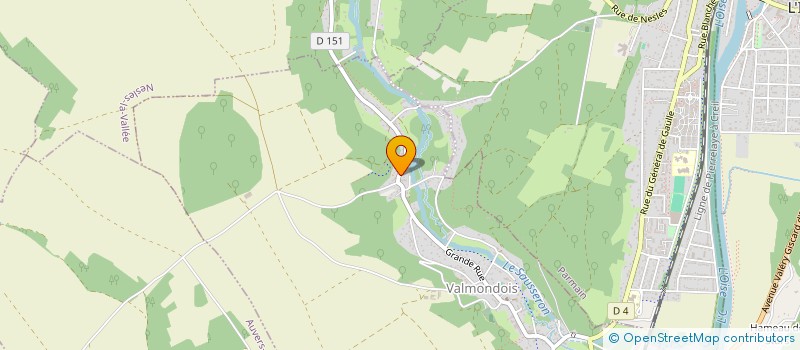 localisation de l'entreprise PALEMAX  VALMONDOIS