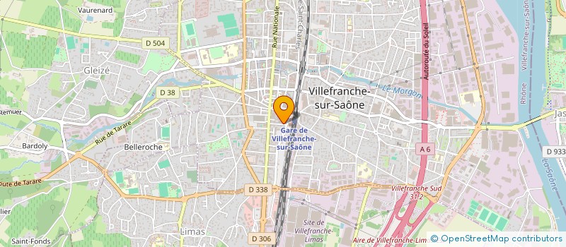 localisation de l'entreprise PALENAKA  VILLEFRANCHE-SUR-SAONE