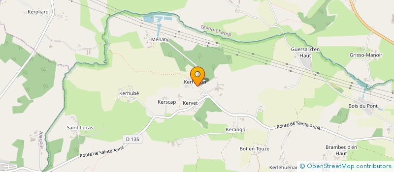 localisation de l'entreprise PALENO  PLESCOP