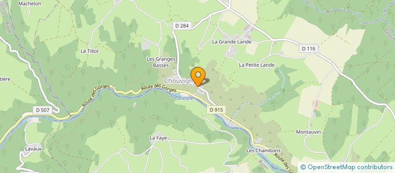 localisation de l'entreprise PALEOVERGNE à VICQ