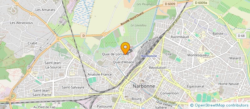 localisation de l'entreprise PALERMO  NARBONNE