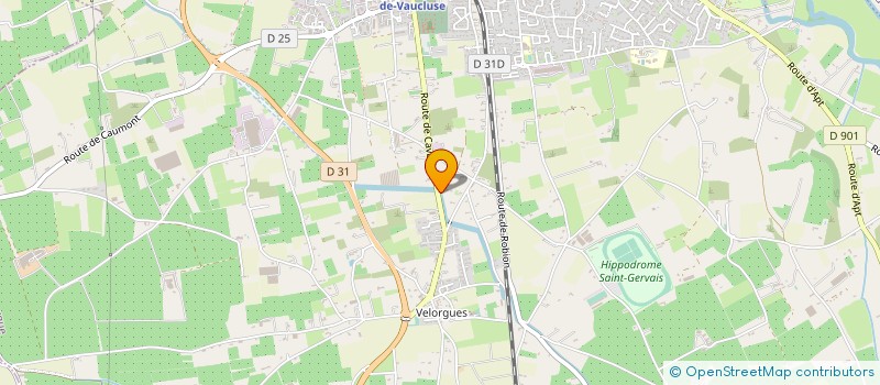 localisation de l'entreprise PALERMO JULIEN à L'ISLE-SUR-LA-SORGUE