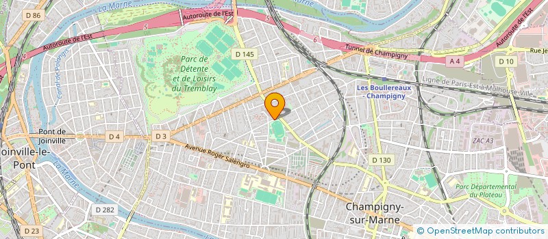 localisation de l'entreprise PALERMO / MAIO - LMNP à CHAMPIGNY-SUR-MARNE