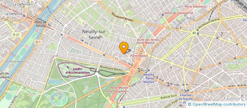 localisation de l'entreprise PALERMO PRODUCTION à NEUILLY-SUR-SEINE