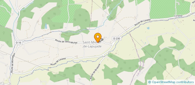 localisation de l'entreprise PALESE  PONDAURAT