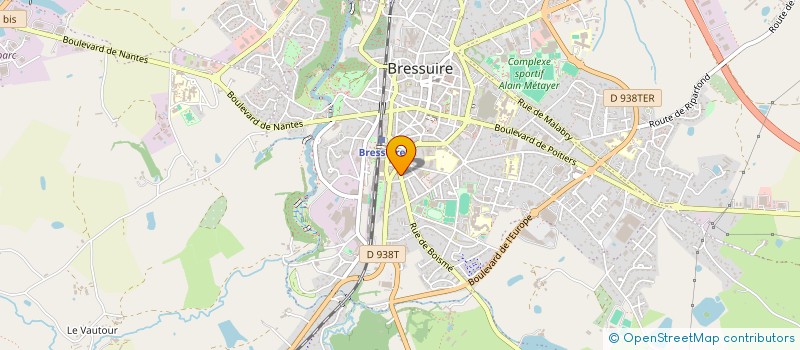 localisation de l'entreprise PALET CLUB BRESSUIRAIS (PCB)  BRESSUIRE