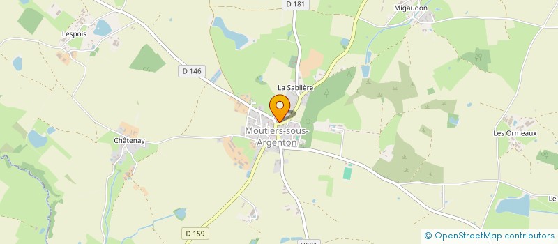 localisation de l'entreprise PALET CLUB VOULMENTIN  VOULMENTIN