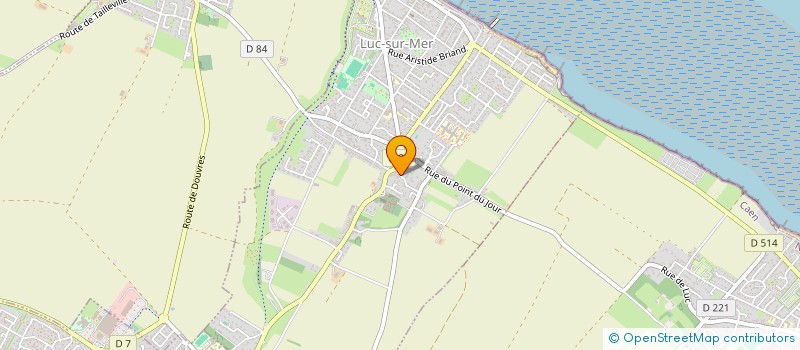 localisation de l'entreprise PALET COTE DE NACRE  LUC-SUR-MER