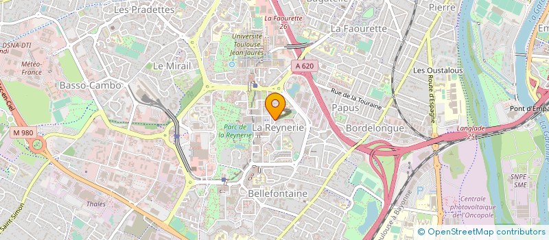 localisation de l'entreprise PALETTE à TOULOUSE
