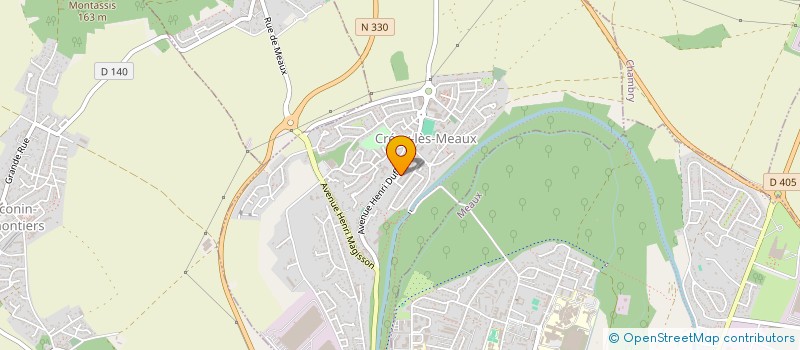 localisation de l'entreprise PALETTE 77  CHAUCONIN-NEUFMONTIERS