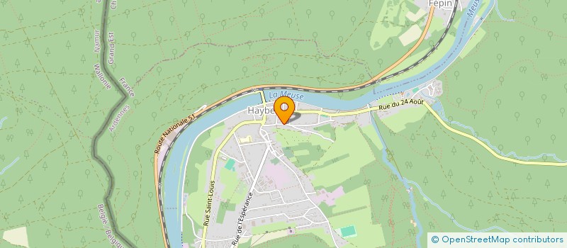 localisation de l'entreprise PALETTE D'ARDOISE à HAYBES