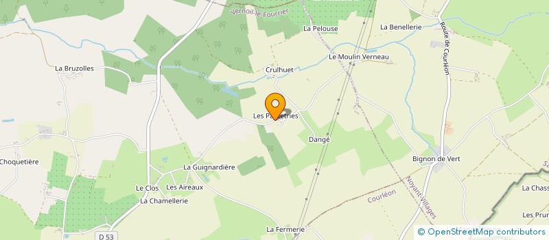 localisation de l'entreprise PALETTE EN COOL HEURE  NOYANT-VILLAGES